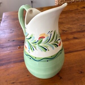 Vintage Gail Pittman Provence Large Southern Living at Home Cottagecore Pitcher